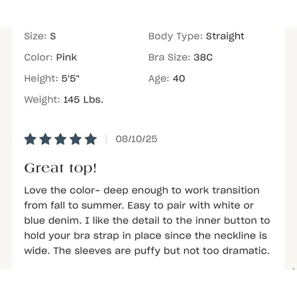 NWT Size L - Anthropologie 100% Cotton Puff-Sleeve Smocked Blouse (NWT US$ 98) - Picture 13 of 15